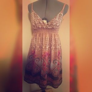 🌈Planet Gold Boho dress